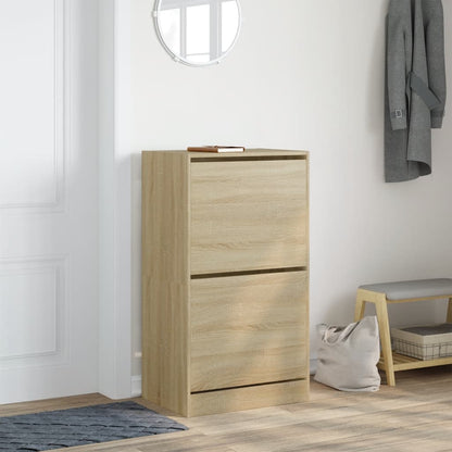 Scarpiera con 2 Cassetti Ribaltabili