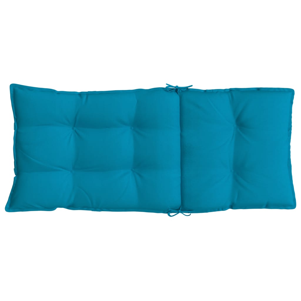 Cuscini Sedia con Schienale Alto 4 pz Blu Chiaro Tessuto Oxford | homemem39