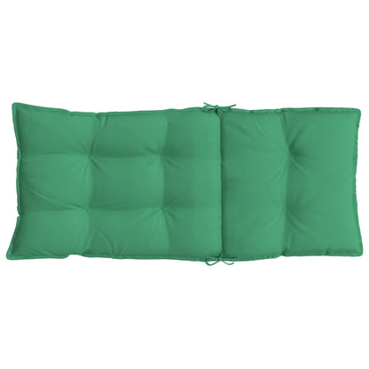 Cuscini per Sedia con Schienale Alto 4 pz Verde Tessuto Oxford | homemem39