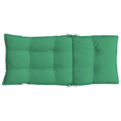 Cuscini per Sedia con Schienale Alto 6 pz Verde Tessuto Oxford | homemem39