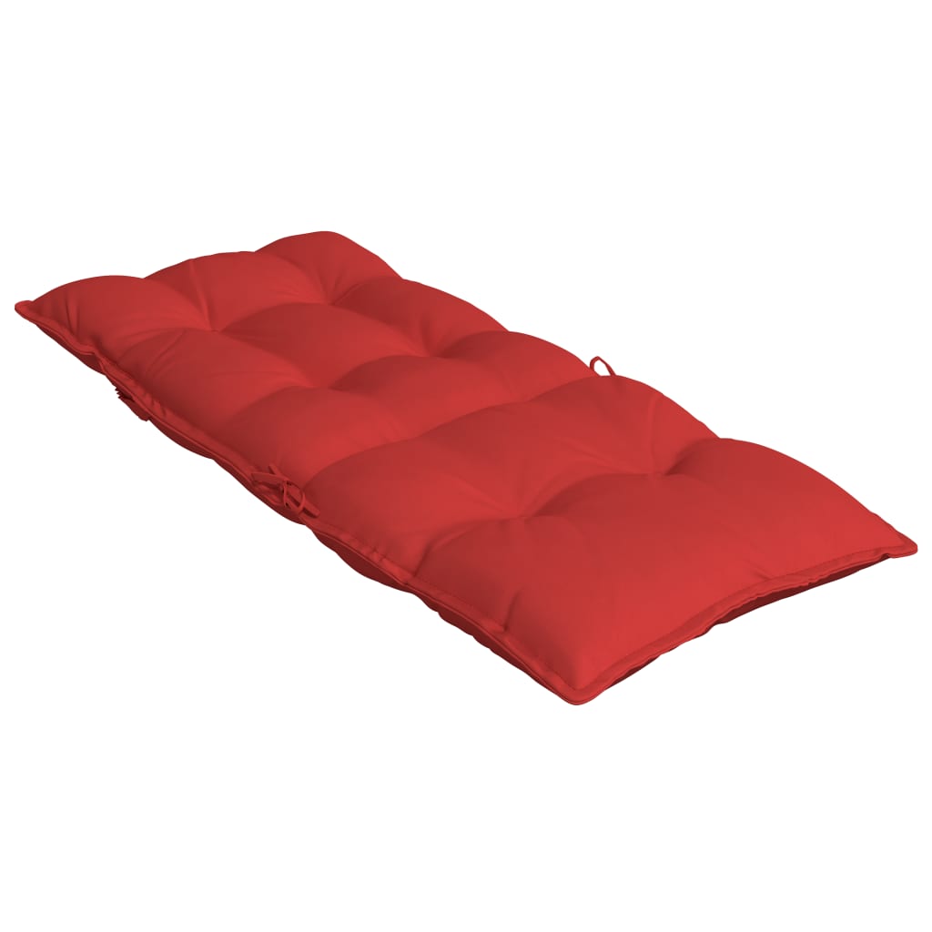 Cuscini per Sedia con Schienale Alto 4 pz Rosso Tessuto Oxford | homemem39