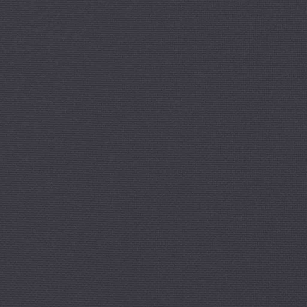 Cuscini per Sedia con Schienale Alto 2pz Nero in Tessuto Oxford - homemem39