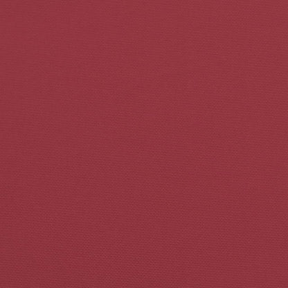 Cuscini Sedia con Schienale Alto 2 pz Rosso Vino Tessuto Oxford | homemem39