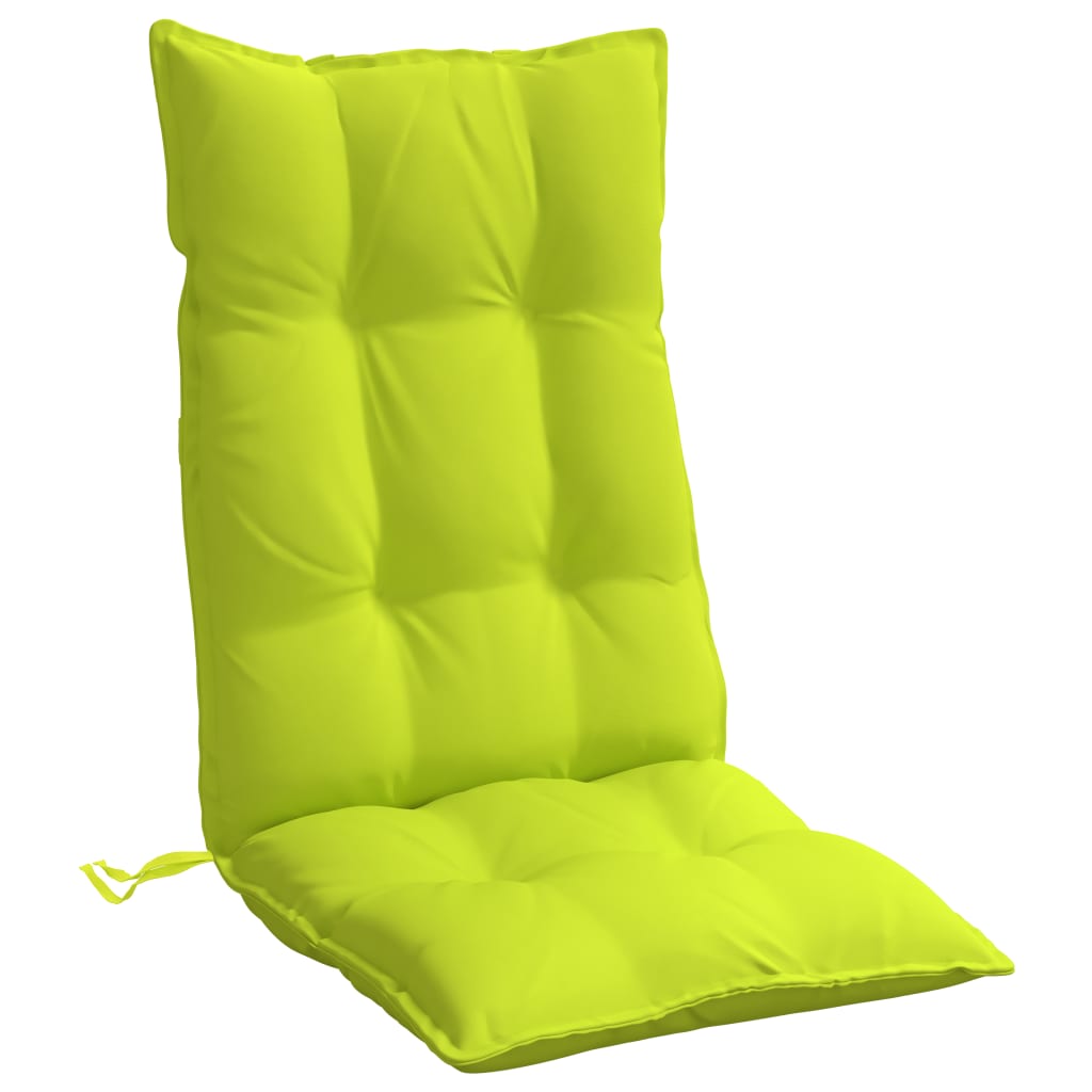 Cuscini Sedia Schienale Alto 6 pz Verde Chiaro Tessuto Oxford | homemem39