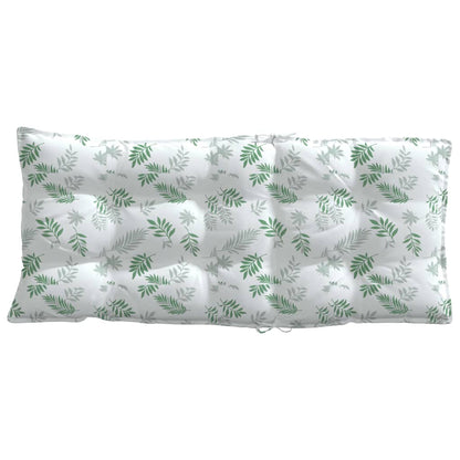 Cuscini Sedia Schienale Alto 6 pz Motivo Foglie Tessuto Oxford | homemem39