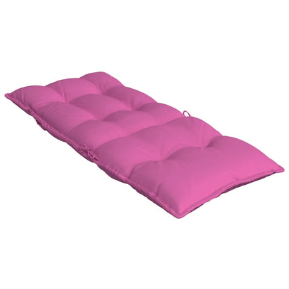 Cuscini per Sedia con Schienale Alto 2pz Rosa in Tessuto Oxford | homemem39