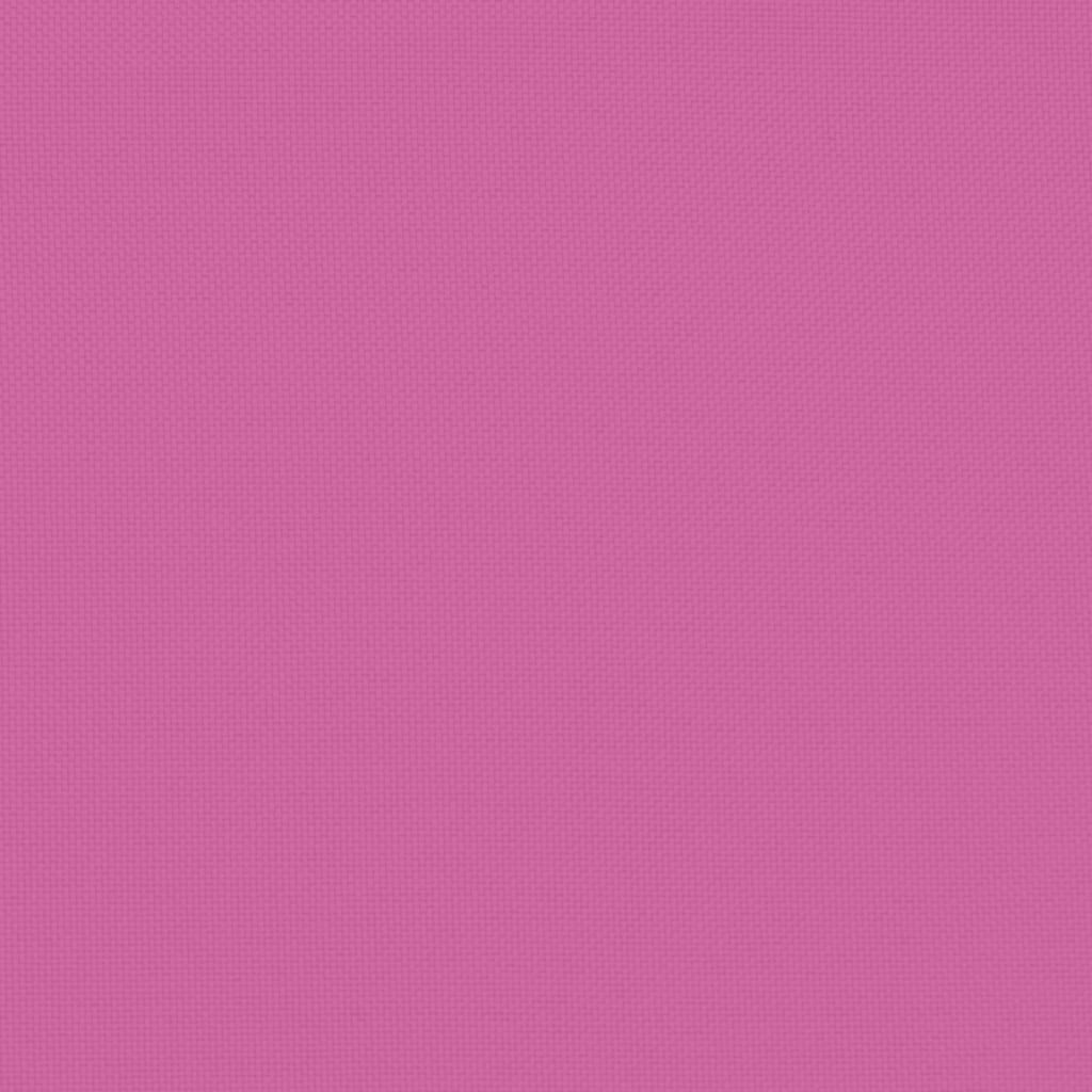 Cuscini per Sedia con Schienale Alto 4pz Rosa in Tessuto Oxford - homemem39