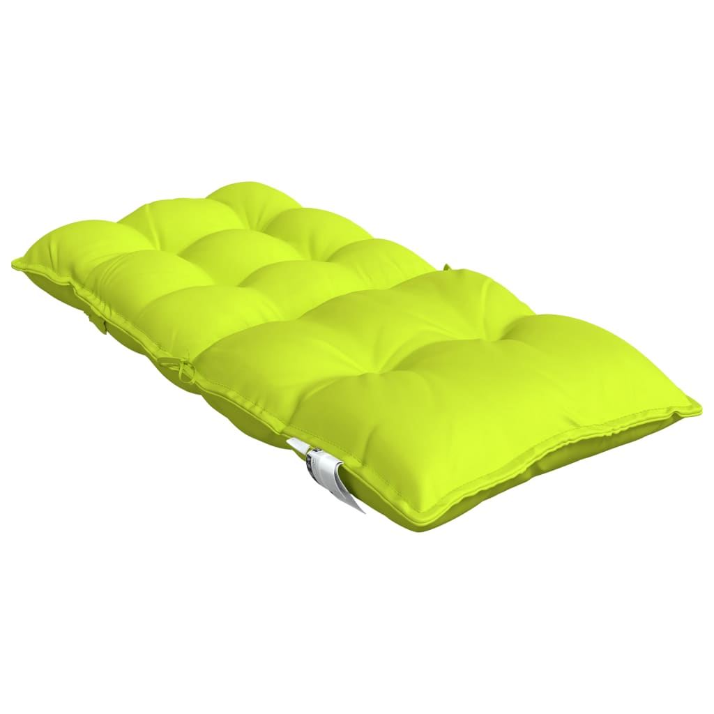 Cuscini Sedia Schienale Basso 2 pz Verde Chiaro Tessuto Oxford | homemem39