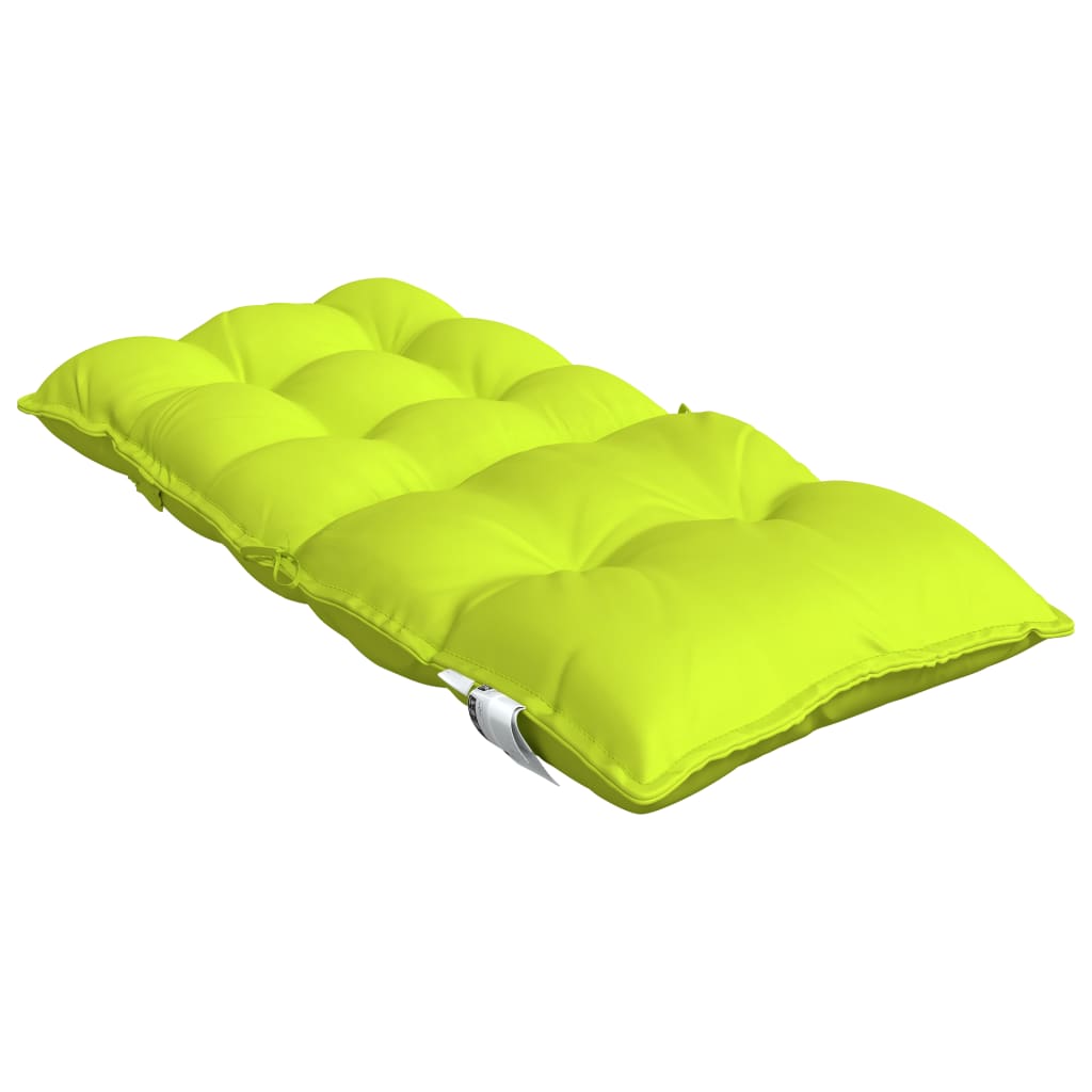 Cuscini Sedia Schienale Basso 4 pz Verde Chiaro Tessuto Oxford | homemem39