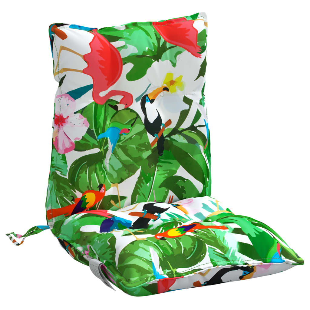 Cuscini Sedia Schienale Basso 2pz Multicolore in Tessuto Oxford | homemem39