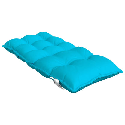 Cuscini Sedia Schienale Basso 4 pz Turchese in Tessuto Oxford | homemem39