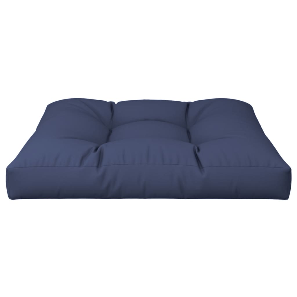 Cuscino per Pallet Blu Marino 70x70x12 cm in Tessuto | homemem39