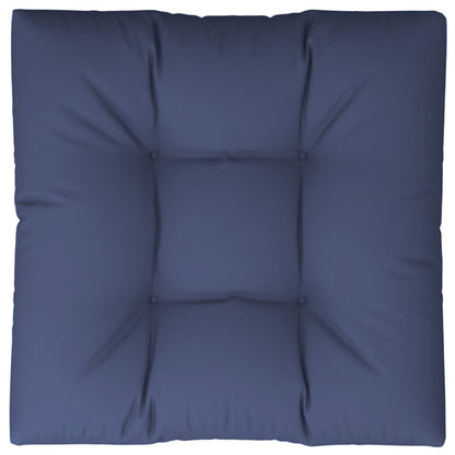 Cuscino per Pallet Blu Marino 70x70x12 cm in Tessuto | homemem39