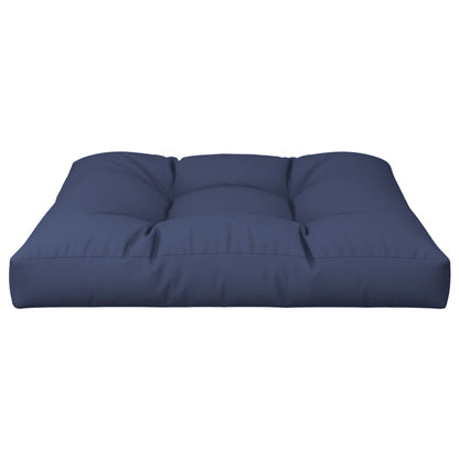 Cuscino per Pallet Blu Marino 80x80x12 cm in Tessuto | homemem39