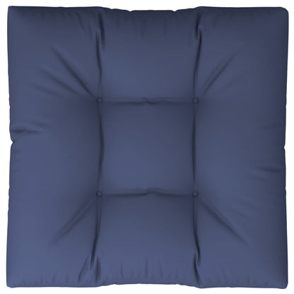 Cuscino per Pallet Blu Marino 80x80x12 cm in Tessuto | homemem39