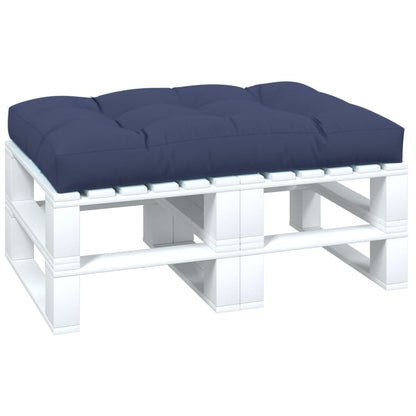 Cuscino per Pallet Blu Marino 120x80x12 cm in Tessuto | homemem39
