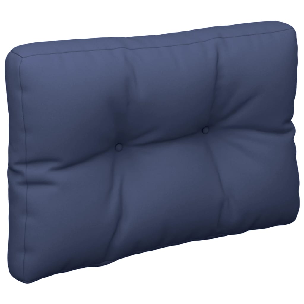 Cuscino per Pallet Blu Marino 50x40x12 cm in Tessuto | homemem39