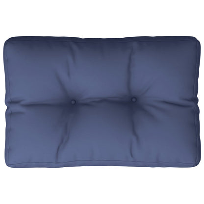 Cuscino per Pallet Blu Marino 50x40x12 cm in Tessuto | homemem39