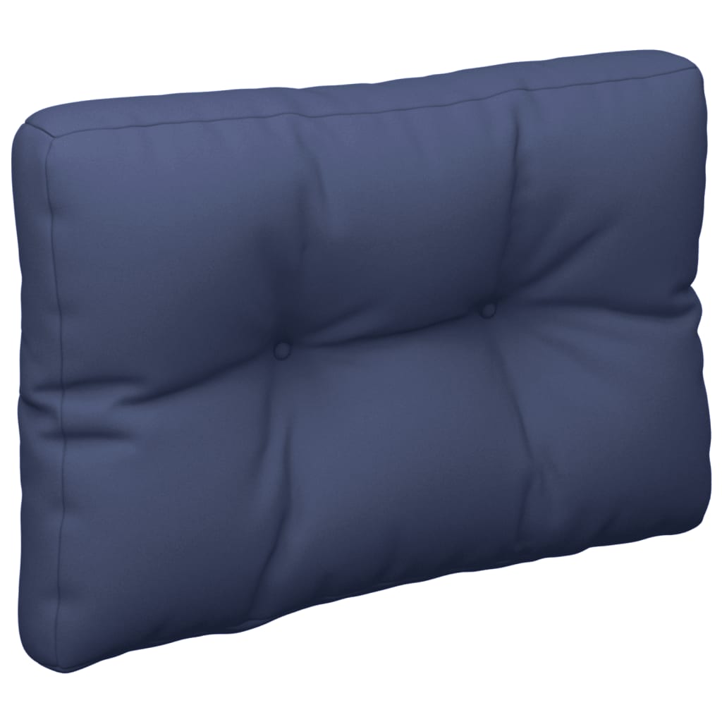 Cuscino per Pallet Blu Marino 60x40x12 cm in Tessuto | homemem39