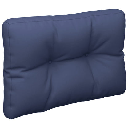 Cuscino per Pallet Blu Marino 60x40x12 cm in Tessuto | homemem39