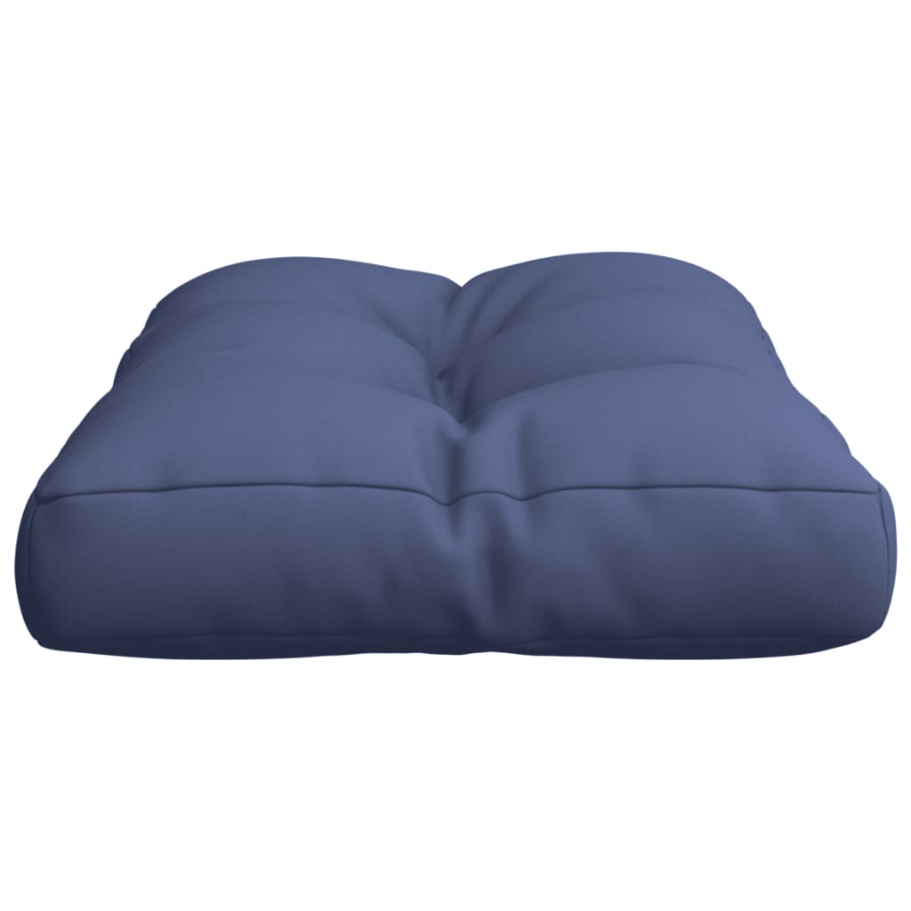 Cuscino per Pallet Blu Marino 60x40x12 cm in Tessuto | homemem39