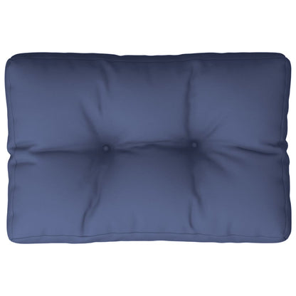 Cuscino per Pallet Blu Marino 60x40x12 cm in Tessuto | homemem39