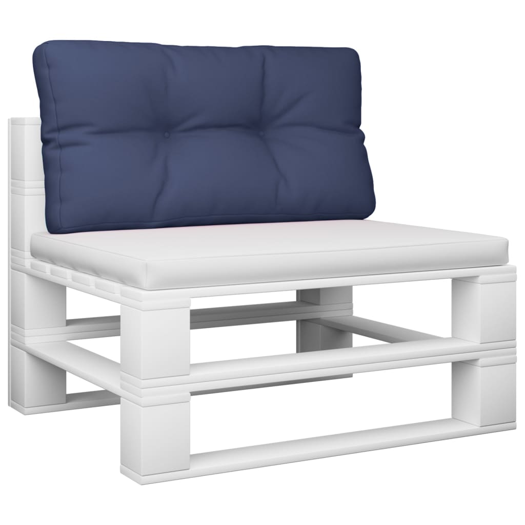 Cuscino per Pallet Blu Marino 120x40x12 cm in Tessuto | homemem39