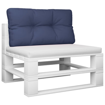 Cuscino per Pallet Blu Marino 120x40x12 cm in Tessuto | homemem39