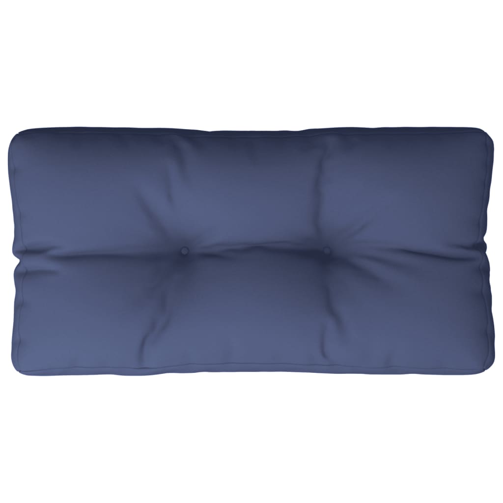 Cuscino per Pallet Blu Marino 120x40x12 cm in Tessuto | homemem39