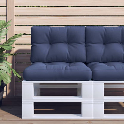 Cuscini per Pallet 2 pz Blu Marino in Tessuto | homemem39