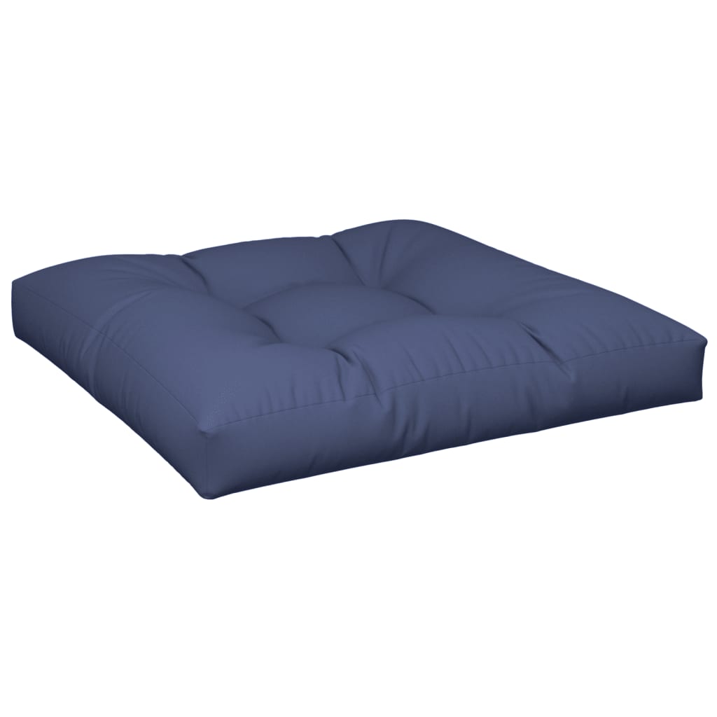 Set Cuscini per Pallet Blu Marino 70x40x12 cm in Tessuto | homemem39