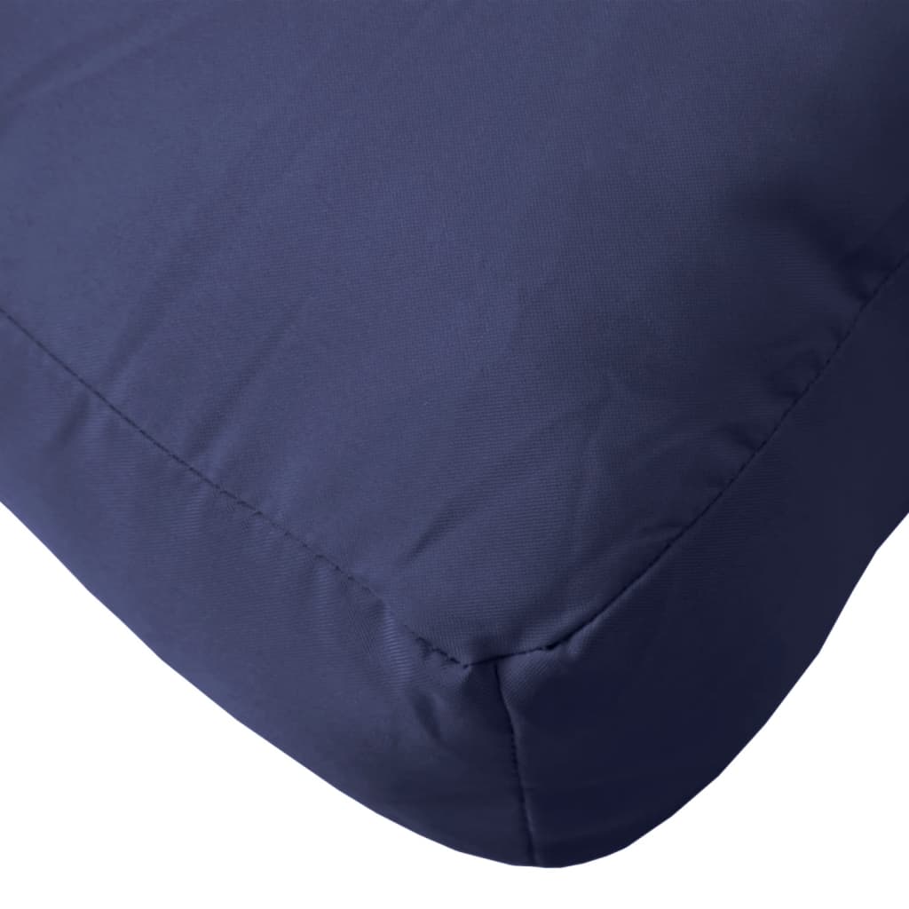 Cuscini per Pallet 2 pz Blu Marino in Tessuto | homemem39