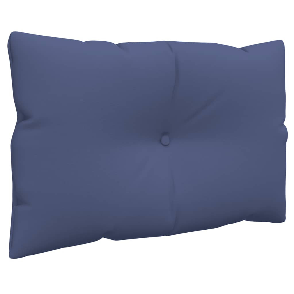 Set Cuscini per Pallet Blu Marino 60x38x13 cm in Tessuto | homemem39