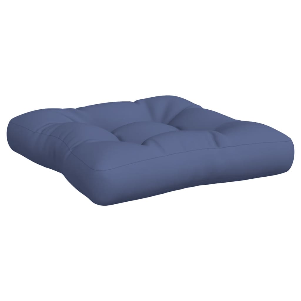 Set Cuscini per Pallet Blu Marino 60x38x13 cm in Tessuto | homemem39