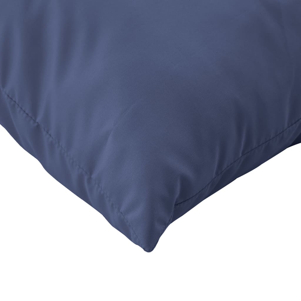 Set Cuscini per Pallet Blu Marino 60x38x13 cm in Tessuto | homemem39