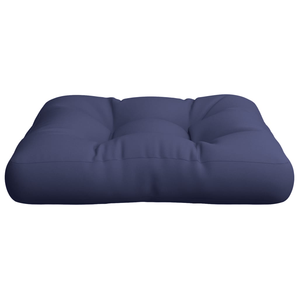 Cuscino per Pallet Blu Marino 60x61,5x10 cm in Tessuto | homemem39