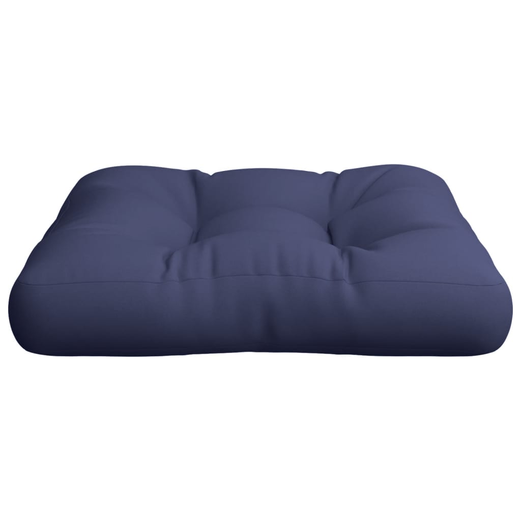 Cuscino per Pallet Blu Marino 58x58x10 cm in Tessuto Oxford | homemem39