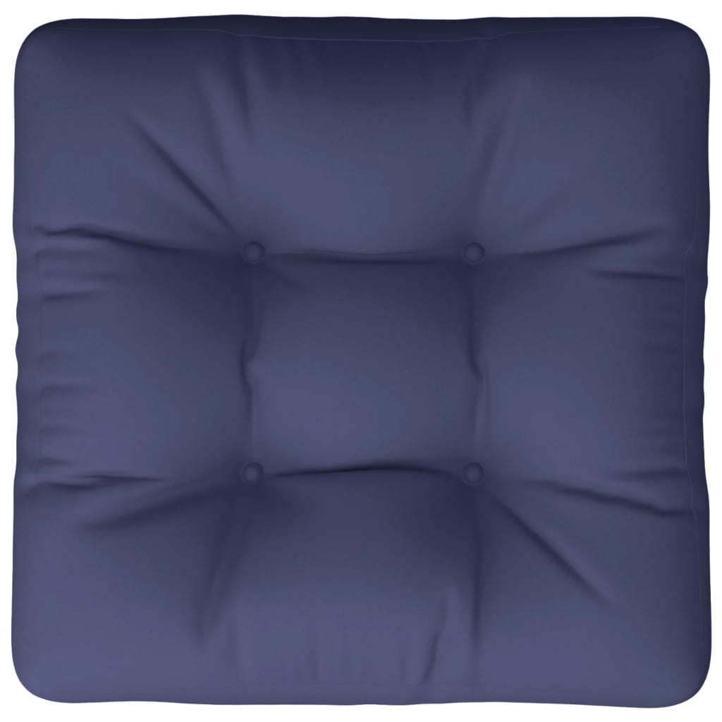 Cuscino per Pallet Blu Marino 58x58x10 cm in Tessuto Oxford | homemem39