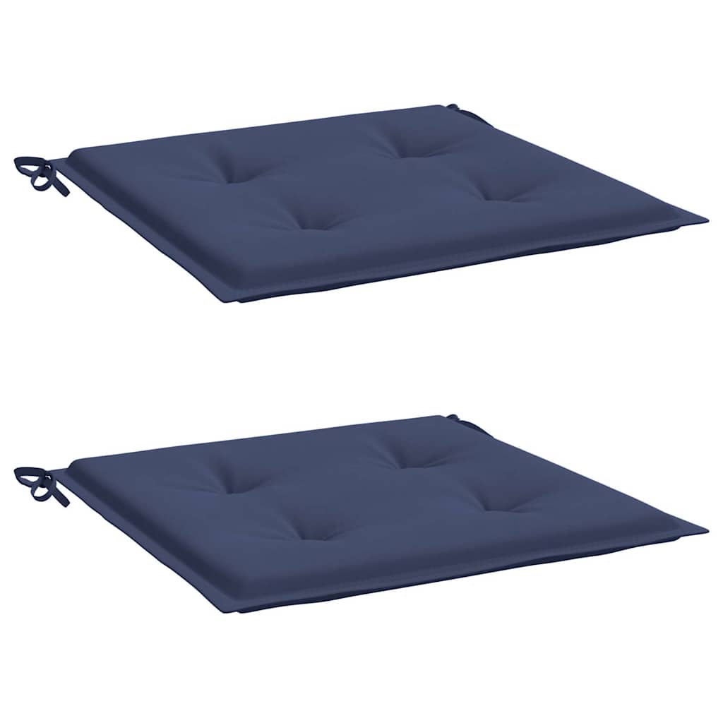 Cuscini per Pallet 2 pz Blu Marino 40x40x3 cm in Tessuto Oxford | homemem39