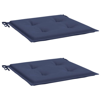 Cuscini per Pallet 2 pz Blu Marino 40x40x3 cm in Tessuto Oxford | homemem39