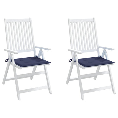 Cuscini per Pallet 2 pz Blu Marino 40x40x3 cm in Tessuto Oxford | homemem39