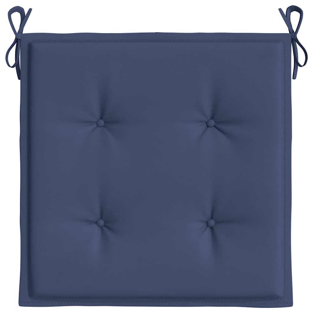 Cuscini per Pallet 2 pz Blu Marino 40x40x3 cm in Tessuto Oxford | homemem39