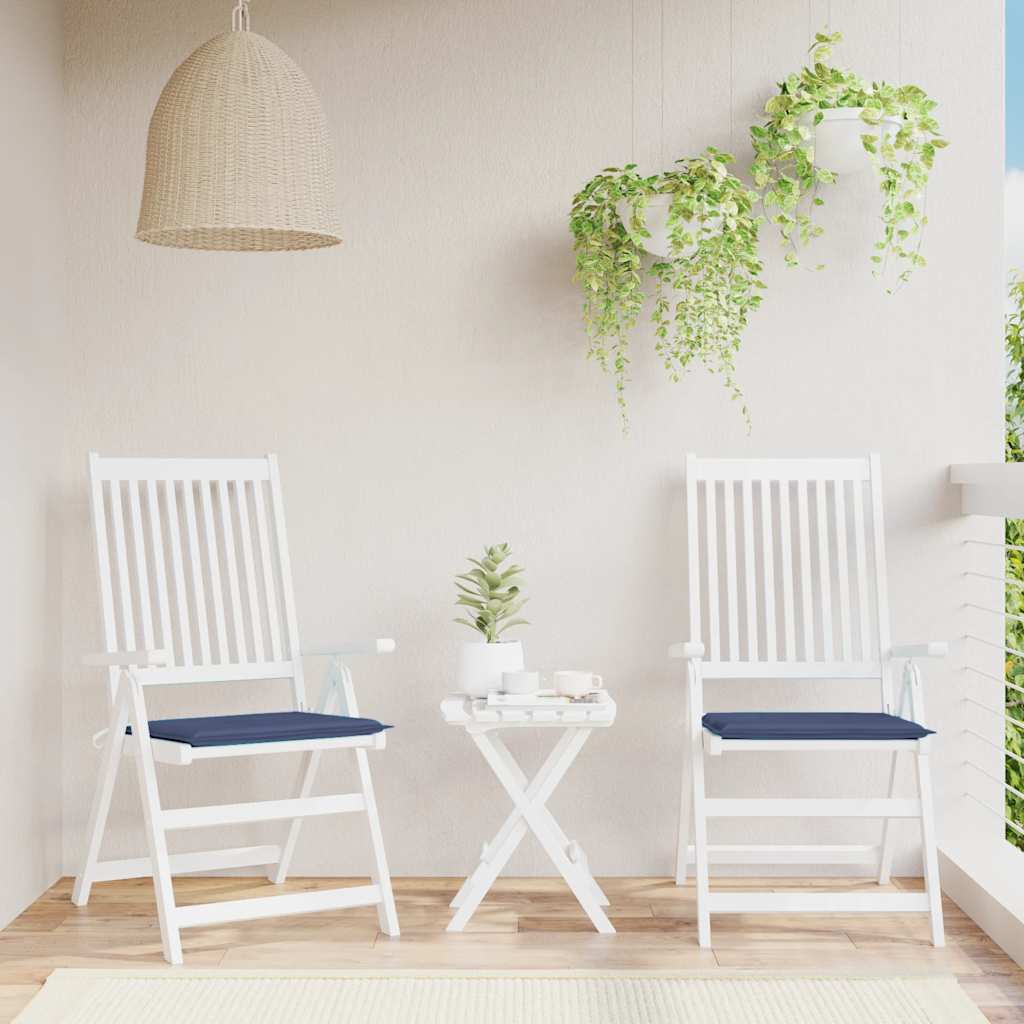 Cuscini per Pallet 2 pz Blu Marino 40x40x3 cm in Tessuto Oxford | homemem39