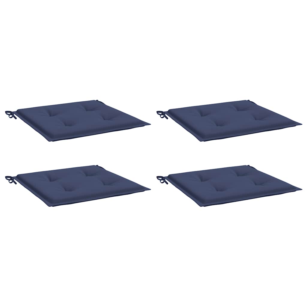 Cuscini per Pallet 4 pz Blu Marino 40x40x3 cm in Tessuto Oxford | homemem39