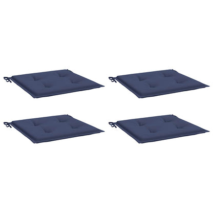 Cuscini per Pallet 4 pz Blu Marino 40x40x3 cm in Tessuto Oxford | homemem39