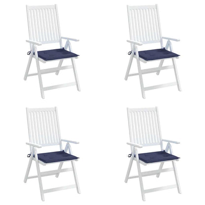 Cuscini per Pallet 4 pz Blu Marino 40x40x3 cm in Tessuto Oxford | homemem39