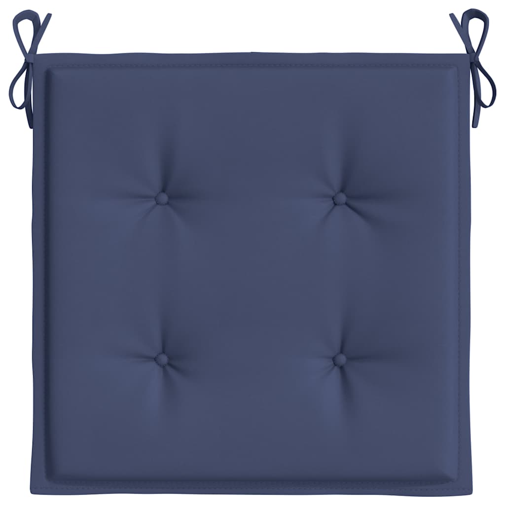 Cuscini per Pallet 4 pz Blu Marino 40x40x3 cm in Tessuto Oxford | homemem39