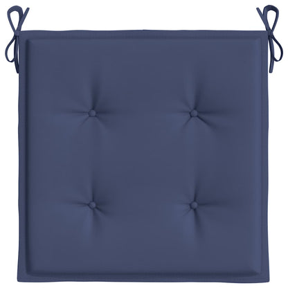 Cuscini per Pallet 4 pz Blu Marino 40x40x3 cm in Tessuto Oxford | homemem39