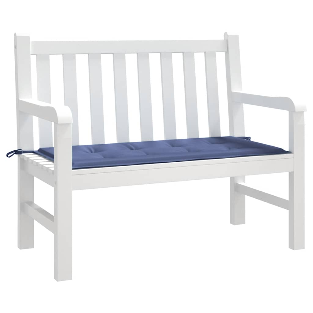 Cuscino Panca da Giardino Blu Marino 120x50x3 cm Tessuto Oxford | homemem39