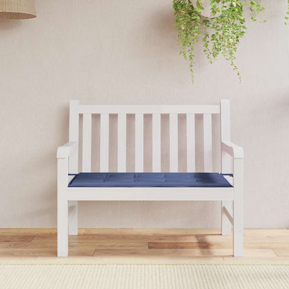 Cuscino Panca da Giardino Blu Marino 120x50x3 cm Tessuto Oxford | homemem39